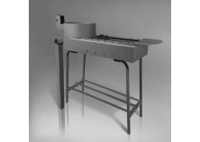 Мангал с печью под казан 8-12л с дымоходом