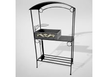 Мангал Стационарный 1000х400х1800 мм