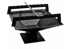 Костровая чаша 500 мм для костра, очаг с зольником, металл 3мм