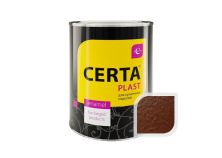 Эмаль «Церта-Пласт» коричневая с молотковым эффектом (0,8 кг)