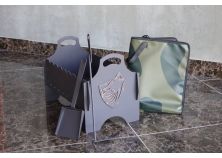 Мангал «Акела» 250х460х340мм (в комплекте кочерга, совок, сумка)