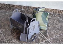 Мангал «ВДВ» 250х460х340мм (в комплекте кочерга, совок, сумка)