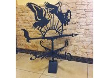 Флюгер «Аисты на закате»