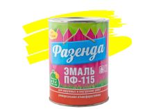 Эмаль ПФ-115 Фазенда желтая гл 0,9кг