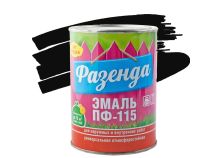 Эмаль ПФ-115 Фазенда черная гл 0,9кг