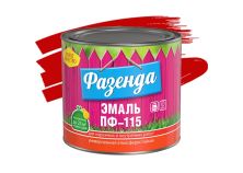 Эмаль ПФ-115 Фазенда красная гл 1,9кг