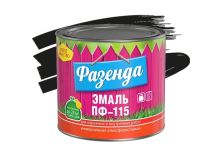 Эмаль ПФ-115 Фазенда черная гл 2,7кг