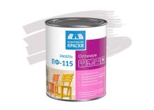 Эмаль ПФ-115 Оптимум светло-серая глянцевая 0,9кг