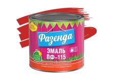Эмаль ПФ-115 Фазенда красная гл 2,7кг