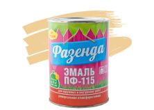 Эмаль ПФ-115 Фазенда бежевая гл 0,9кг