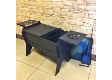 Мангал «Семейный» В450хШ600хГ330мм (в комплекте кочерга, совок, сумка)