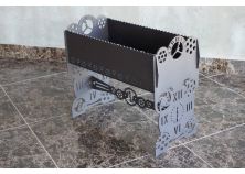 Мангал складной «Часы»