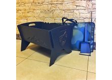 Мангал «Кавказ» 360х500х320мм (в комплекте кочерга, совок, сумка)