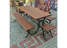 Комплект дачный «Дружба» (стол, 2 лавочки, 2 табурета)