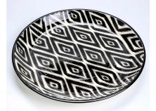 Ляган диаметром 32 см Атлас Черный Риштан